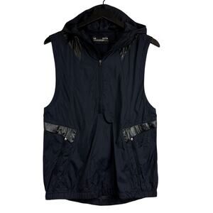 Under Armour Mens Perpetual Running Vest Fitted Black Lightweight - S